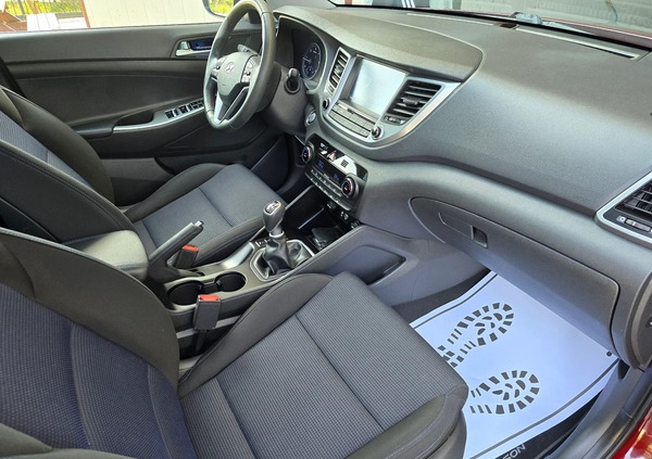 Hyundai Tucson cena 66999 przebieg: 168841, rok produkcji 2015 z Łęczna małe 781